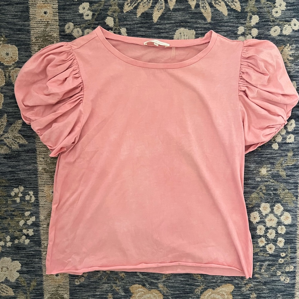 Loveshackfancy Puff Sleeve Top